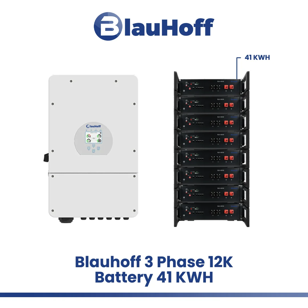 Blauhoff Home Battery 12K/41 kWh 3 Phasen für die Energiespeicherung
